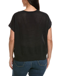 EILEEN FISHER Eileen Fisher Linen-Blend Top