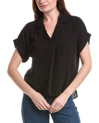 Eileen Fisher Notch Collar Top