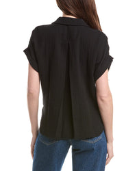 Eileen Fisher Notch Collar Top