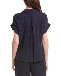 Eileen Fisher Notch Collar Top