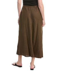 Eileen Fisher A-Line Linen Bias Skirt