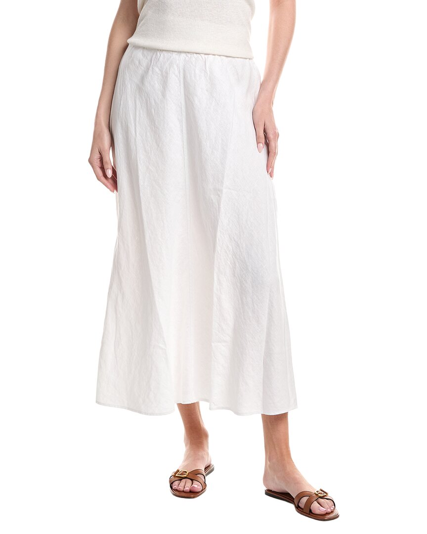 Eileen Fisher A-Line Linen Bias Skirt