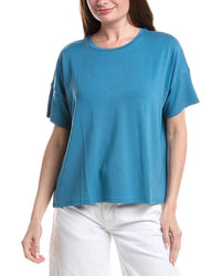 Eileen Fisher Bateau Neck Box Top