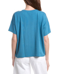 Eileen Fisher Bateau Neck Box Top