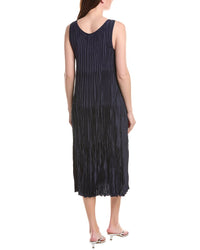 Eileen Fisher Pleated Silk Flare Dress