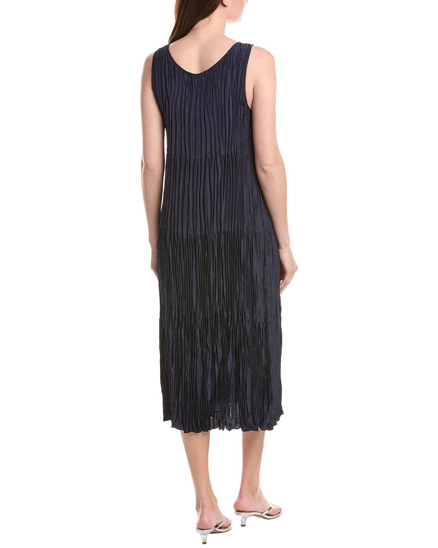 Eileen Fisher Pleated Silk Flare Dress