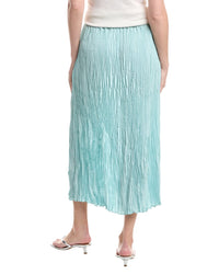 Eileen Fisher Pleated Silk Flare Skirt