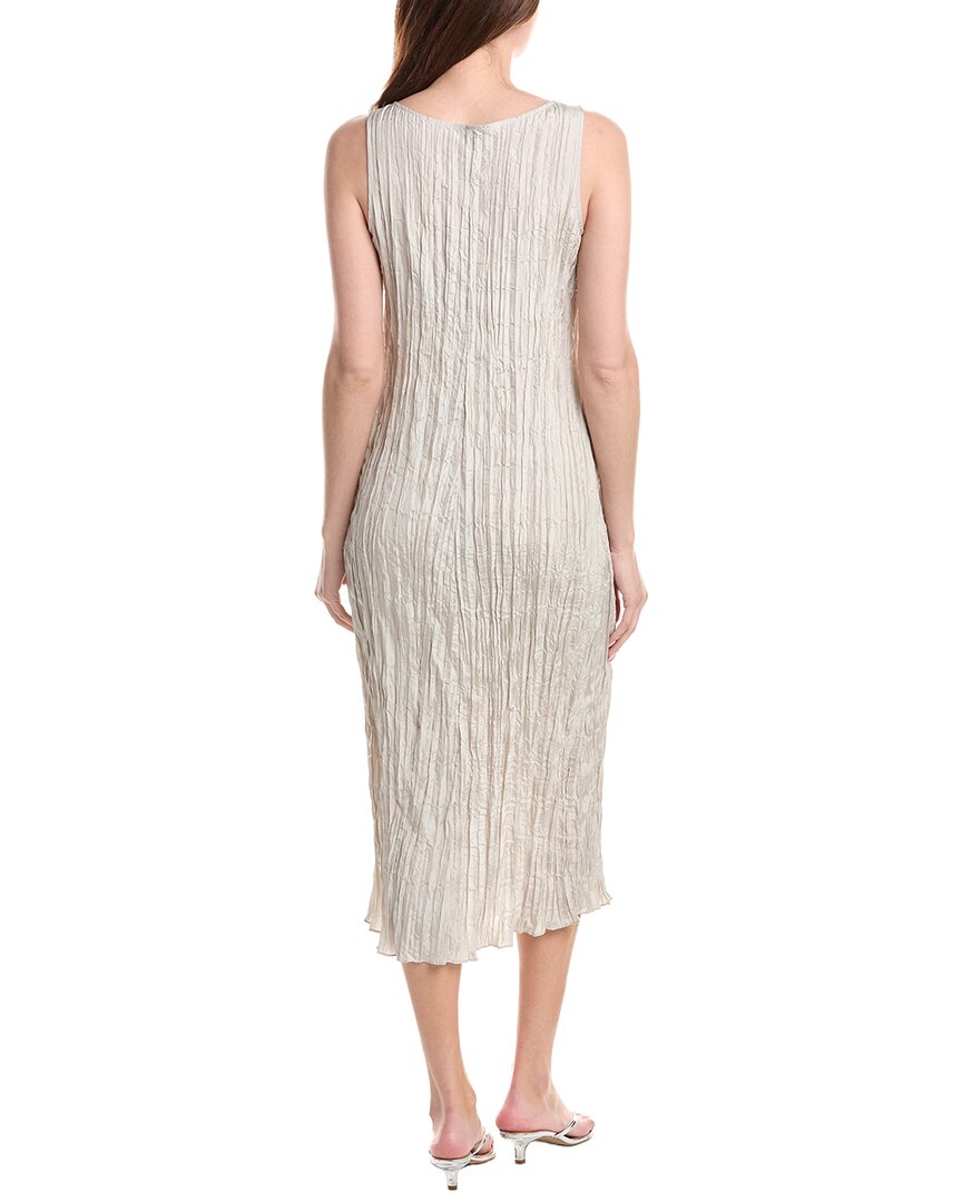 Eileen Fisher Pleated Silk Flare Dress
