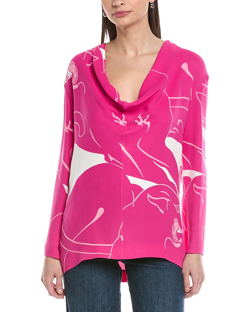 Valentino Convertible Silk Top