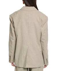 Nanushka Diante Silk-Blend Blazer