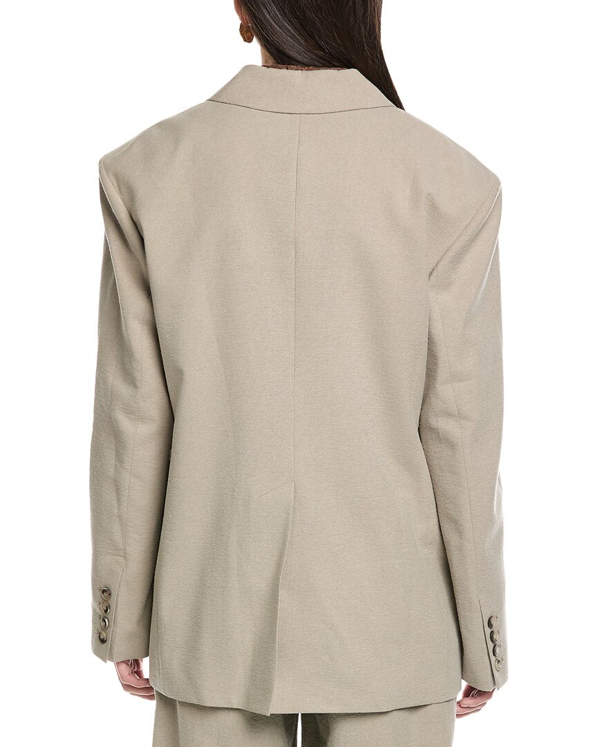 Nanushka Diante Silk-Blend Blazer