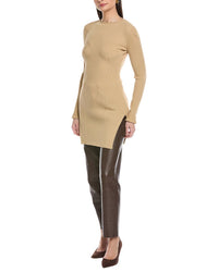 Nanushka Luzza Long Sleeve Rib Dress
