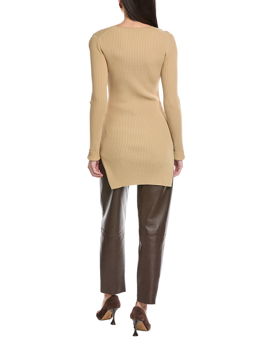 Nanushka Luzza Long Sleeve Rib Dress