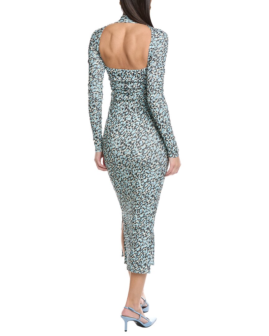 Cardia - Sale Mesh Jersey Dress - Ocelot Sky Blue