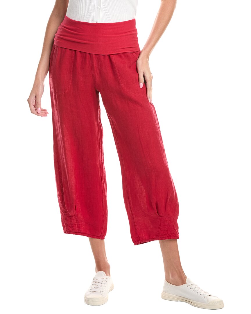 XCVI Xcvi Vasco Linen Crop Pant