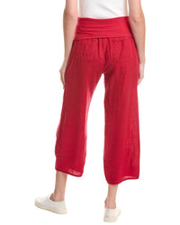 XCVI Xcvi Vasco Linen Crop Pant