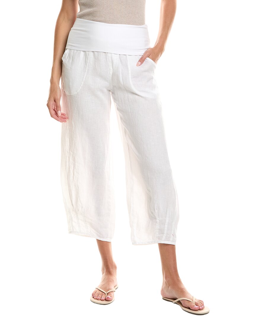 Xcvi Vasco Linen Crop Pant