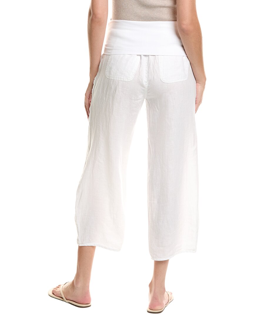 Xcvi Vasco Linen Crop Pant