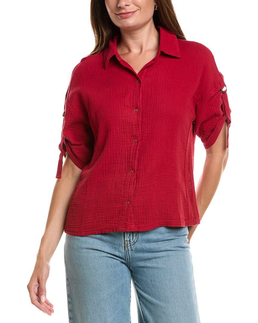 Xcvi Kaleo Snap-Up Blouse