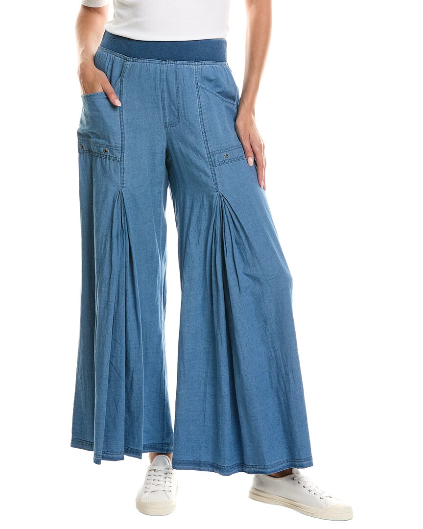 Xcvi Jerona Linen-Blend Wide Leg Pant