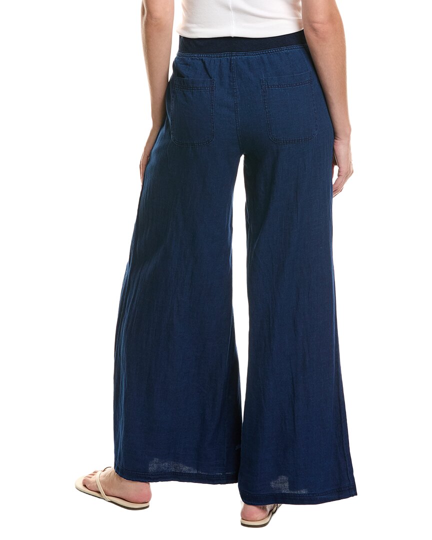 Xcvi Printed Jerona Linen-Blend Wide Leg Pant