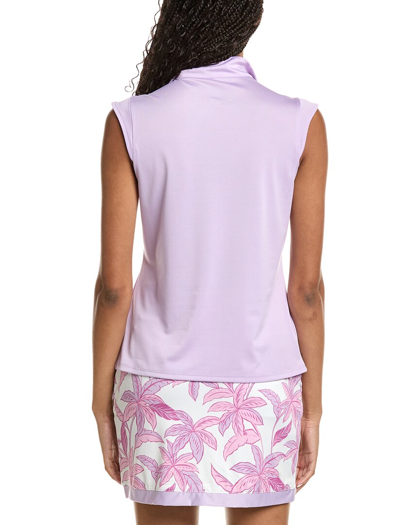 Stella Parker Stella Parker Mock Zip Knit Top