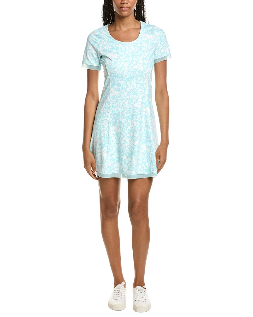 Stella Parker Stella Parker Scoop Neck Mesh Detail Dress