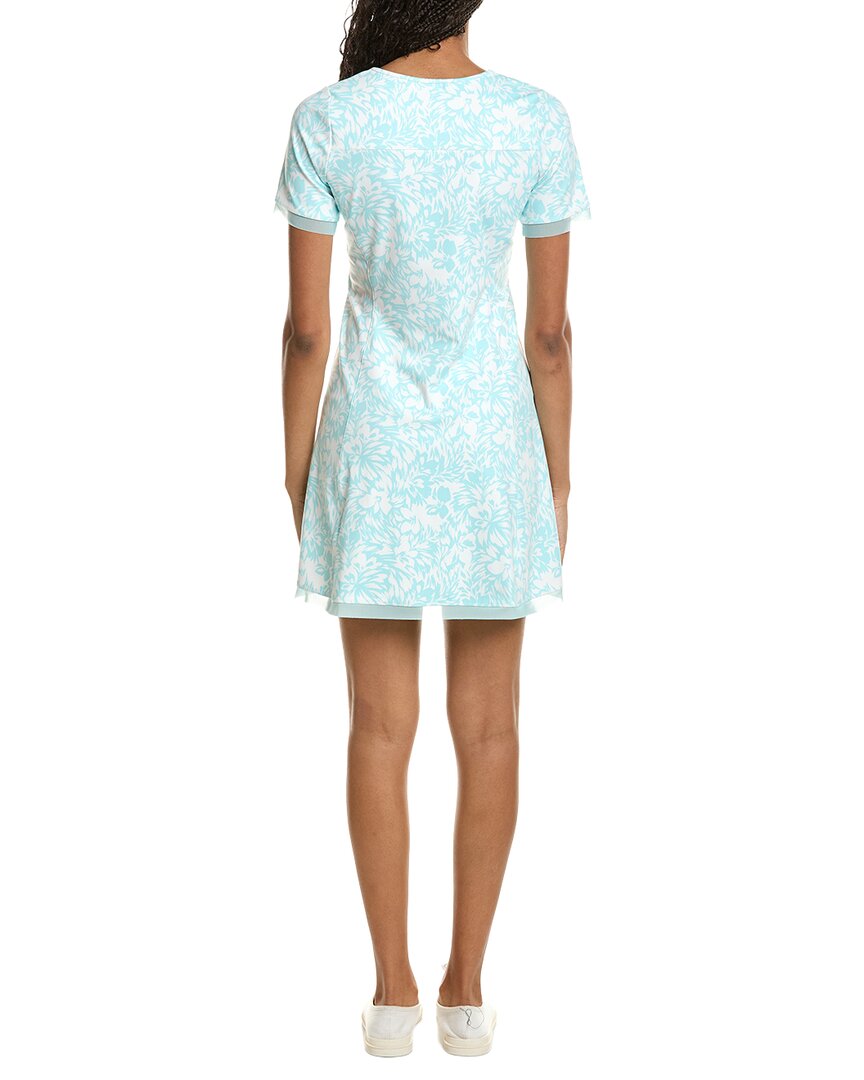 Stella Parker Stella Parker Scoop Neck Mesh Detail Dress