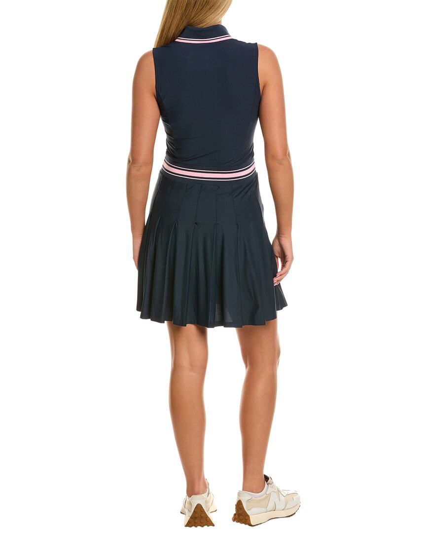 Stella Parker Pleated Skirt Polo Dress