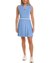 Stella Parker Pleated Skirt Polo Dress