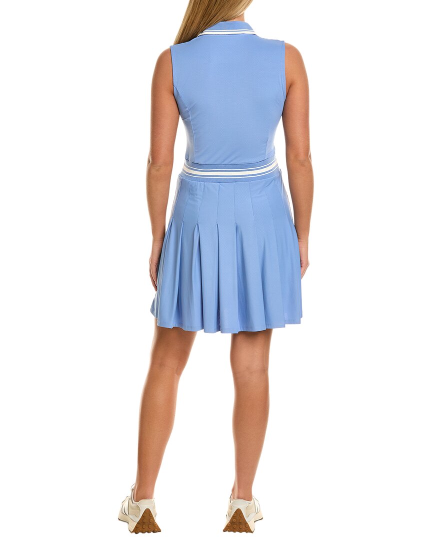 Stella Parker Pleated Skirt Polo Dress