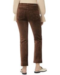 Paige Cindy Twisted Seam Slit Chicory Coffee Jean