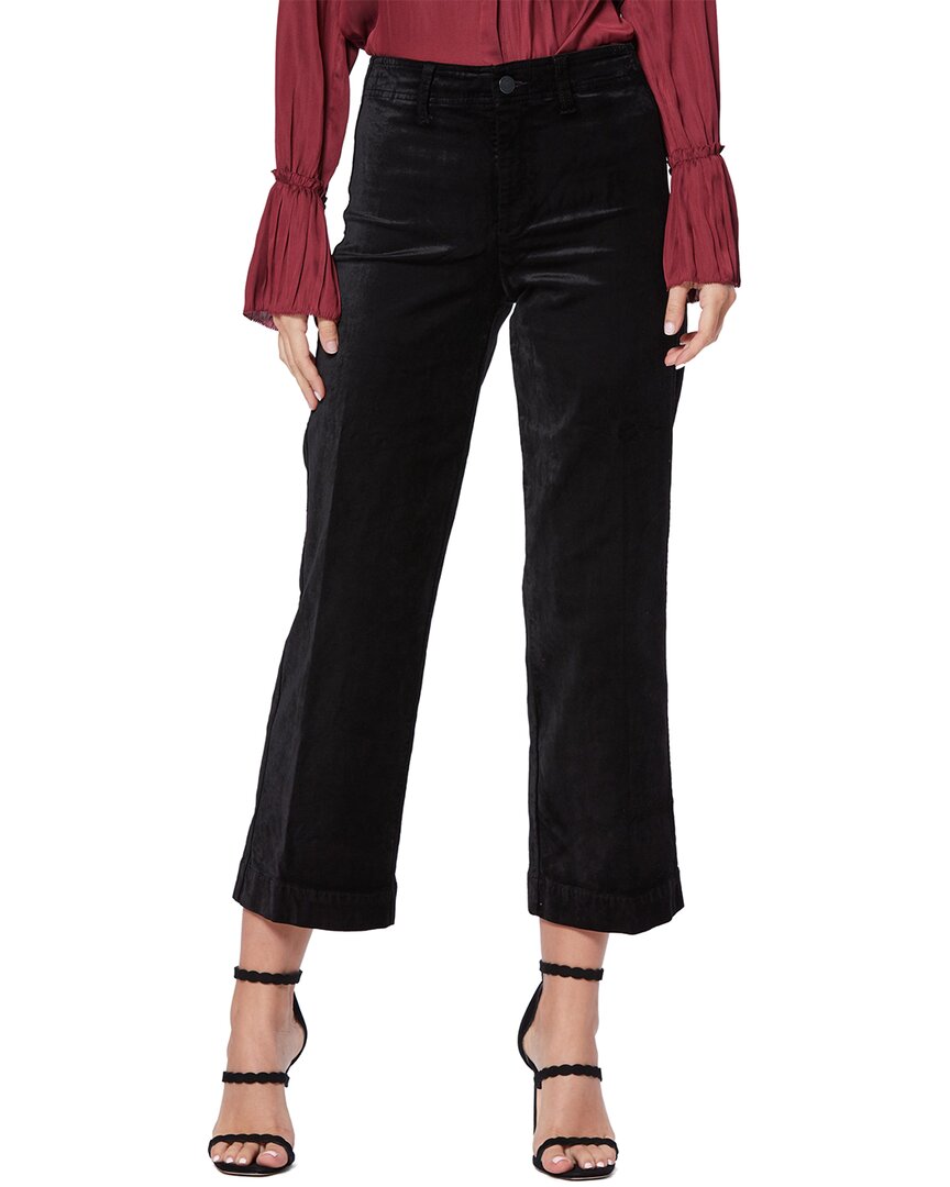 Paige Nellie Black Overdye Culotte Jean
