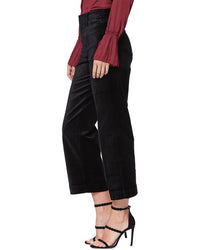 Paige Nellie Black Overdye Culotte Jean