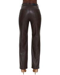 Pistola Cassie Coffee Bean Straight Leg Jean