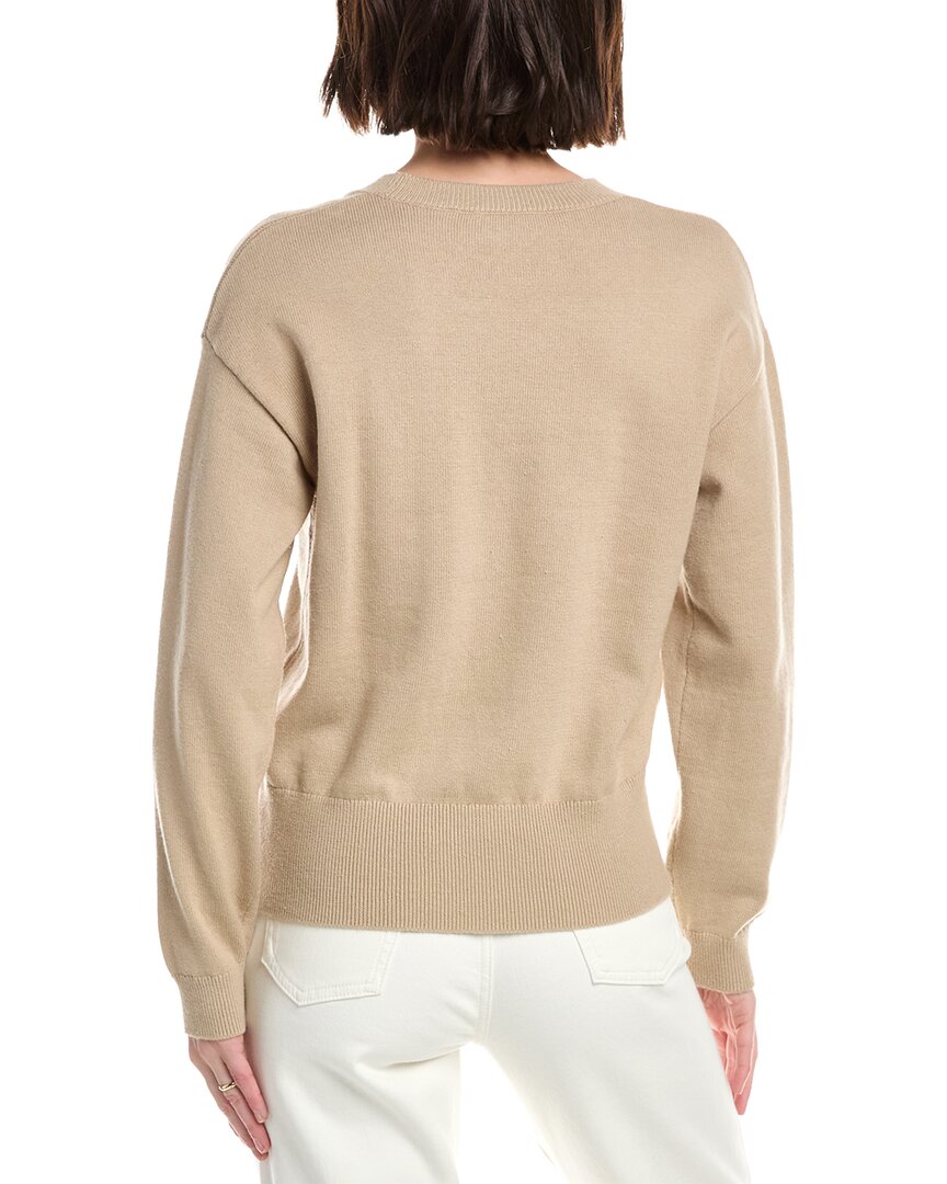 Draper James Daffodil Crewneck Wool-Blend Sweater