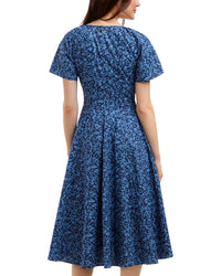 Draper James Caitlyn Square Neck Midi Dress