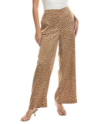 Kenneth Cole Kenneth Cole Polka Dot High-Rise Waist Wide Leg Pant