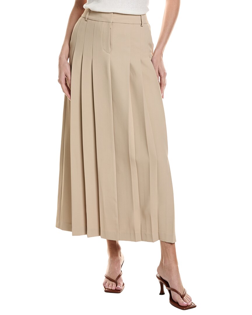 Kenneth Cole Pleated Maxi Skirt