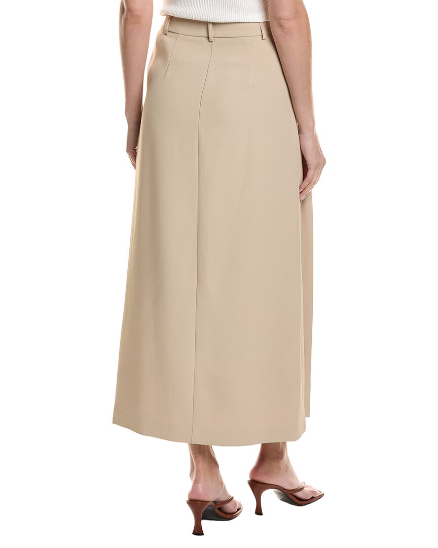 Kenneth Cole Pleated Maxi Skirt