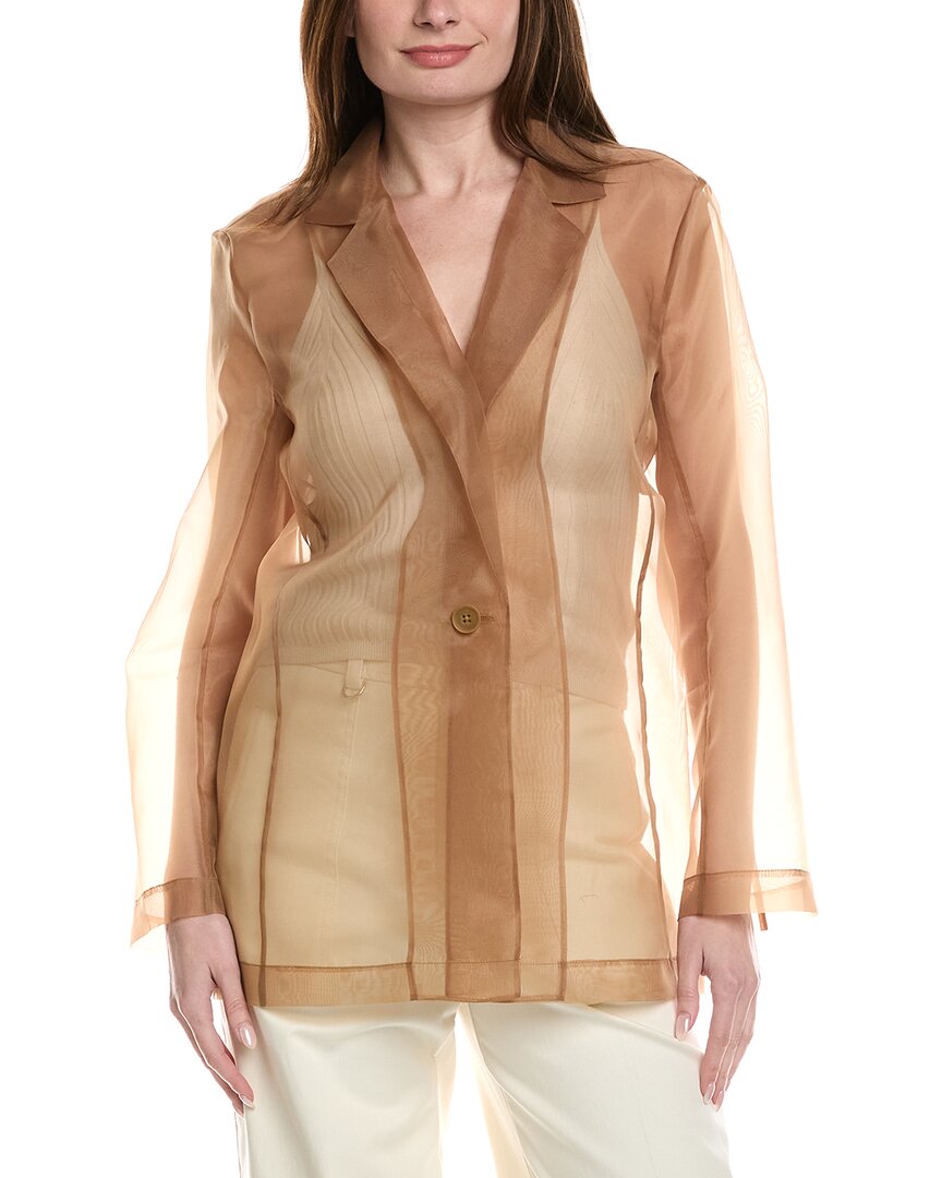 Kenneth Cole Sheer Button Jacket