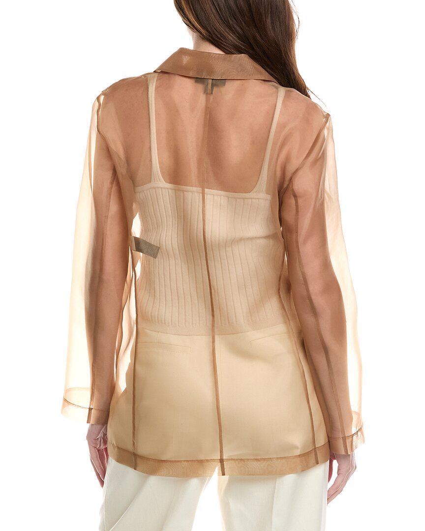 Kenneth Cole Sheer Button Jacket