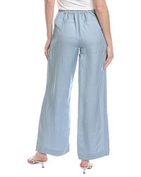 Kenneth Cole Refined Flat Front Linen-Blend Pant