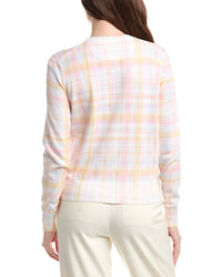 Brooks Brothers Print Crewneck Cardigan
