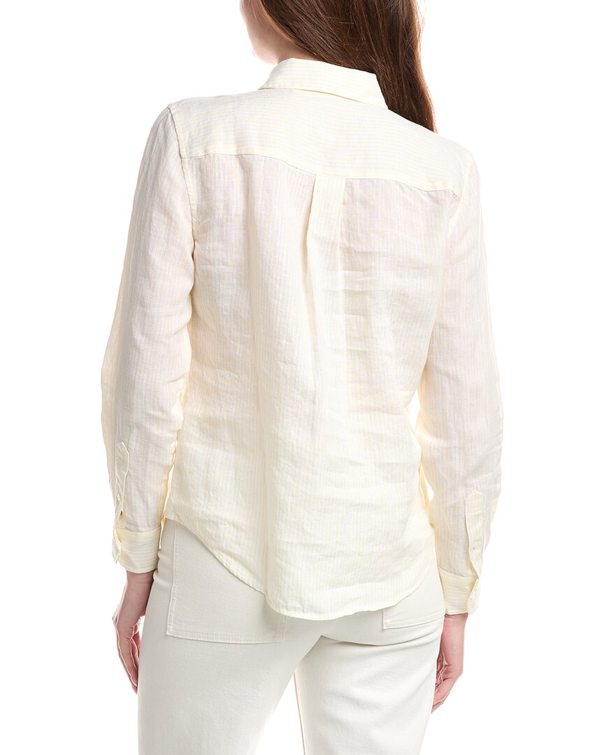 Brooks Brothers Yarn Dye Stripe Linen Classic Shirt