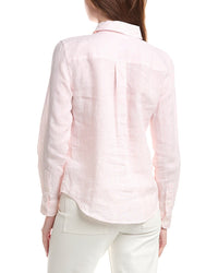 Brooks Brothers Yarn Dye Stripe Linen Classic Shirt