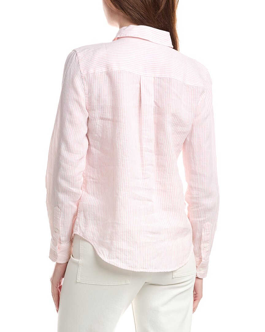 Brooks Brothers Yarn Dye Stripe Linen Classic Shirt