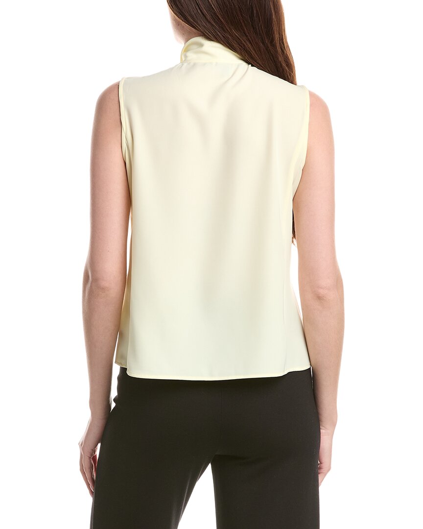 Brooks Brothers Crepe Tie Neck Top