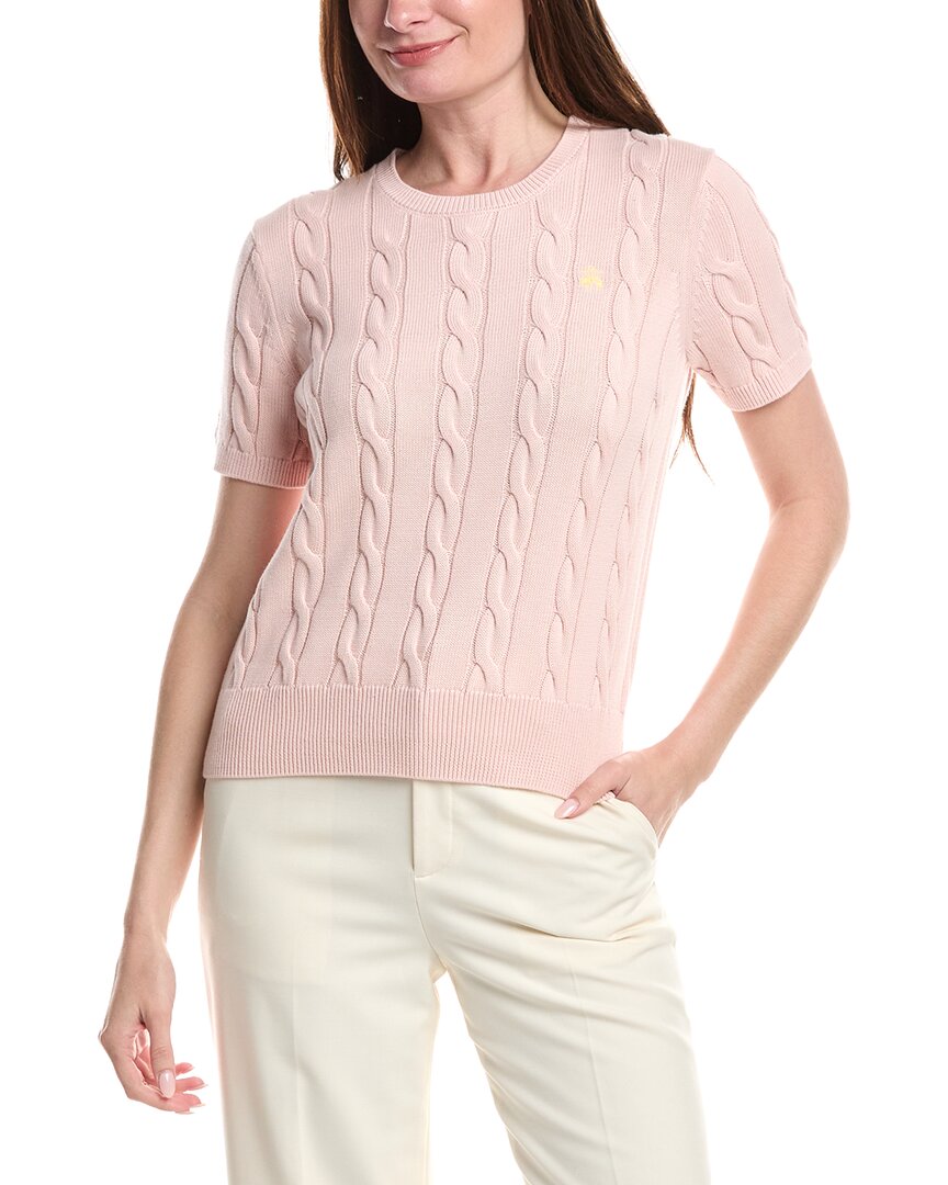 Brooks Brothers Cable Crewneck Sweater