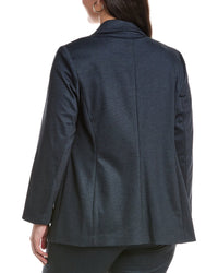 Anne Klein Plus Notch Collar Blazer